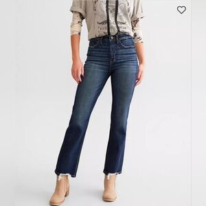 Billie Cropped Straight Stretch Jean